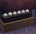 1.5" x 1.5" Remote Control Flameless Wireless Rechargeable Tealight Led Candle With Moving Flame - Image 3
