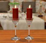 1.75" x 3" Set Of 2 Plastic Fireless Votive Candle With Moving Flame - Image 5