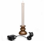 8" Rechargeable Taper Remote Control With Timer Function Led Flickering Wedding Candle Set - Image 2