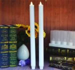 15" Battery Operated Moving Flame Led Taper Candles - Image 5