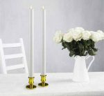 15" Battery Operated Moving Flame Led Taper Candles - Image 4