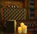 3.5" x 5" Flat Top Electric Moving Wick Flameless Paraffin Wax Led Candle Light With Remote Control For Table Decoration - Image 4