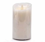 3" x 6" China Moving Wick USB Rechargeable Pillar Candle - Image 2