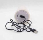 3" x 6" China Moving Wick USB Rechargeable Pillar Candle - Image 4