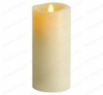 3.5" x 9" Ivory Color Remote Controlled Flickering Flameless Classic Set Of 3 LED Candle - Image 3