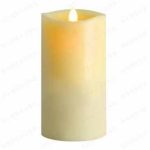 3.5" X 7" Battery Powered Dining Room Moving Real Flame-Effect Pillar Candle