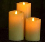 3.5" X 7" Battery Powered Dining Room Moving Real Flame-Effect Pillar Candle - Image 4