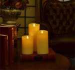 3.5" X 5" Flameless Moving Wick Led Pillar candles - Image 3