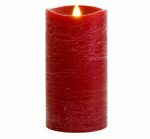 3.5" x 9" Battery Operated Moving Wick Flameless Led Candle New Design Red Water Ripple Swing Candle - Image 2