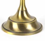 Antique Candlestick Holder In Gold - Image 2