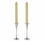 Table Taper Candle Holder In Silver - Image 2