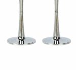 Table Taper Candle Holder In Silver - Image 4