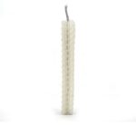 Single Color Hand Rolled Beeswax Hanukkah Candle - Image 2