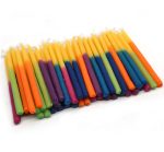 Mix Color Dripped Beeswax Hanukkah Candles