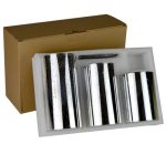 Moving Wick Silvery Mercury Glass Led Pillar Candles - Image 2