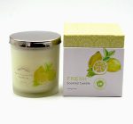 Scented Frosted Glass Jar Candles With Iron Cover Custom Pattern - Image 2