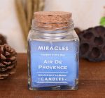 New Simple Style Scented Square Glass Jar Candles With Wood Cover - Image 2