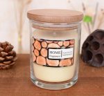 SPA Flameless Scented Soy Wax Candles In Glass Jars With Wood Lid - Image 3