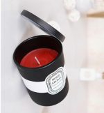 Personalised Black Glass Jar Soy Wax Candles Bulk - Image 2