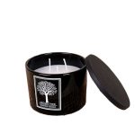Tree Shape Simple Pattern Soy Wax Glass Jar Candles With Stainless Steel Cover - Image 2