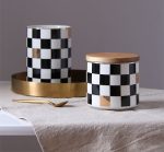 Bulk Ceramic Jar Candles With Square Figure - Image 2