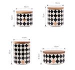 Wholesale Diamond Pattern Ceramic Jar Candles - Image 5