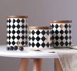 Wholesale Diamond Pattern Ceramic Jar Candles - Image 2