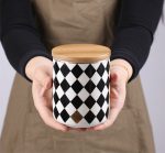 Wholesale Diamond Pattern Ceramic Jar Candles - Image 3