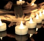 Battery Operated Flickering Warm White Flame Christmas Tealight Candle - Image 4
