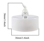 Battery Operated Flickering Warm White Flame Christmas Tealight Candle - Image 5