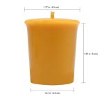 Homemade Natural Beeswax Votive Candles - Image 5