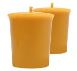 Homemade Natural Beeswax Votive Candles - Image 4