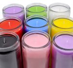 Solid Color Glass 7 Day Candles - Image 3