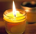 Beeswax Candles In Glass Jars - Image 4