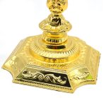 Metal Church Candle Holder 7 Taper Candle - Image 2