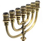 Copper Church Candle Holder 7 Taper Candle - Image 3