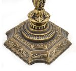 Copper Church Candle Holder 7 Taper Candle - Image 2