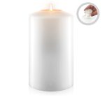 White Plastic Classic Pillar Shape Tealight Candle Holder - Image 3