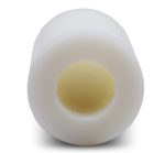 White Plastic Classic Pillar Shape Tealight Candle Holder - Image 2