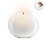Ball Shape Moon White Tealight Candle Holders