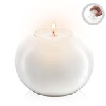 Ball Shape Moon White Tealight Candle Holders