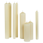 Ivory Traditional Beeswax Altar Candles