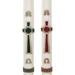 Celtic Circle Cross Wax Relief Paschal Candle