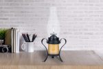 Candle by the Hour-40 Hour Hurricane Lantern Candle, Black, Eco-Friendly Natural Beeswax - Image 2