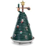 80-Hour Christmas Tree Shape Eco-Friendly Natural Beeswax Candle with 14 Charms - Image 2