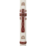 Celtic Cross Wax Relief Paschal Candle - Image 3