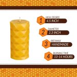 Wholesale Honeycomb Beeswax Pillar Candles