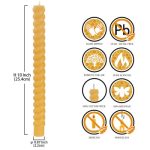 Spiral Beeswax Taper Candle Factory