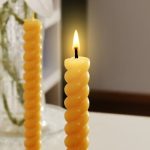 Spiral Beeswax Taper Candle Factory - Image 3