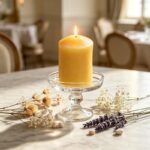 Homemade Natural Beeswax Votive Candles - Image 2